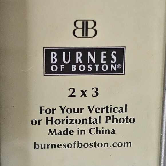 Burnes Of Boston 2x3 Pewter Picture Frame For Vertical Or Horizontal Display - Picture 4 of 6